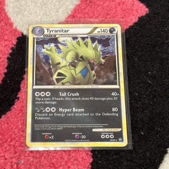 Tyranitar #26 Pokémon Unleashed – Played - Picture 3 of 6